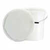 20 Litre Plastic Bucket with T/E Lid and Metal Handle (White)