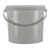 5 Litre Plastic bucket with T/E lid and Plastic Handle (White) - Image 5